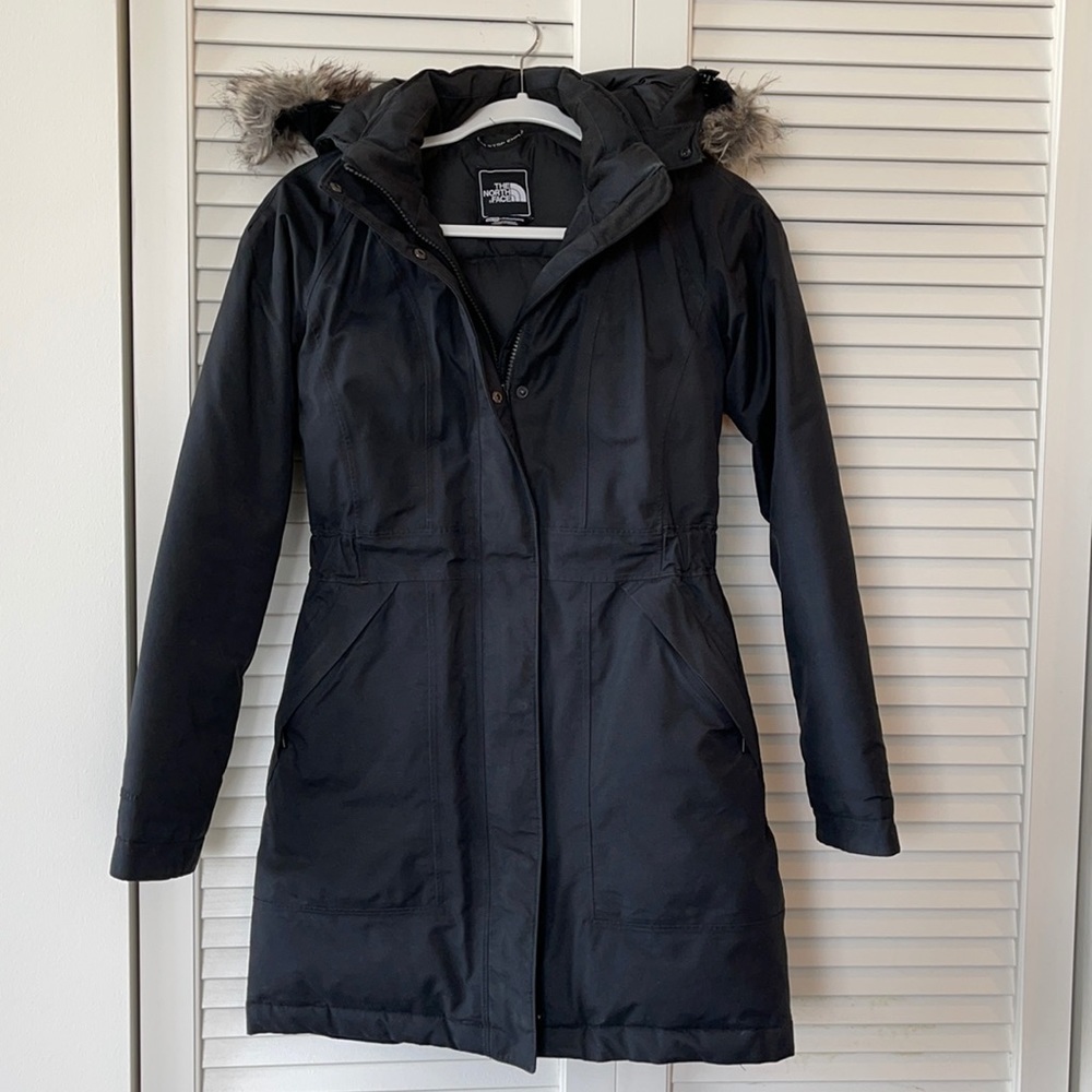 Black North Face Parka